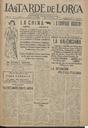 [Issue] Tarde de Lorca, La (Lorca). 30/4/1924.