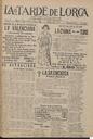 [Issue] Tarde de Lorca, La (Lorca). 27/6/1924.