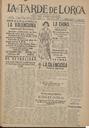 [Issue] Tarde de Lorca, La (Lorca). 1/7/1924.