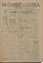 [Issue] Tarde de Lorca, La (Lorca). 15/9/1924.