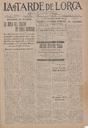 [Issue] Tarde de Lorca, La (Lorca). 30/3/1925.