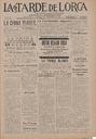 [Ejemplar] Tarde de Lorca, La (Lorca). 28/5/1925.
