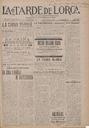 [Issue] Tarde de Lorca, La (Lorca). 22/6/1925.