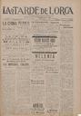 [Issue] Tarde de Lorca, La (Lorca). 20/7/1925.