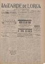 [Issue] Tarde de Lorca, La (Lorca). 8/8/1925.