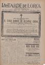 [Issue] Tarde de Lorca, La (Lorca). 14/8/1925.