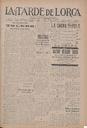 [Issue] Tarde de Lorca, La (Lorca). 25/8/1925.