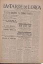 [Issue] Tarde de Lorca, La (Lorca). 3/10/1925.