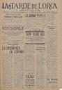 [Issue] Tarde de Lorca, La (Lorca). 7/10/1925.