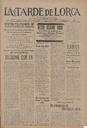 [Issue] Tarde de Lorca, La (Lorca). 9/11/1925.