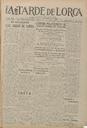 [Issue] Tarde de Lorca, La (Lorca). 13/4/1926.