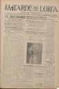 [Issue] Tarde de Lorca, La (Lorca). 10/5/1926.