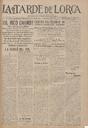 [Issue] Tarde de Lorca, La (Lorca). 9/6/1926.