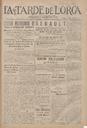[Issue] Tarde de Lorca, La (Lorca). 4/9/1926.