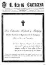 [Issue] Eco de Cartagena, El (Cartagena). 24/2/1894.