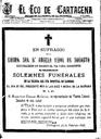 [Issue] Eco de Cartagena, El (Cartagena). 26/2/1897.