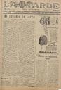 [Ejemplar] Tarde de Lorca, La (Lorca). 9/1/1933.