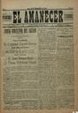[Issue] Amanecer, El (Mula). 21/12/1919.