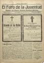 [Issue] Faro de la Juventud, El (Mula). 13/10/1919.