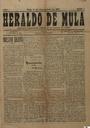 [Ejemplar] Heraldo de Mula (Mula). 4/11/1917.