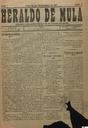 [Ejemplar] Heraldo de Mula (Mula). 18/11/1917.
