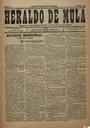 [Ejemplar] Heraldo de Mula (Mula). 31/3/1918.