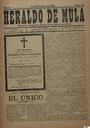[Ejemplar] Heraldo de Mula (Mula). 21/4/1918.