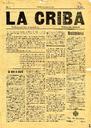 [Ejemplar] Criba, La (Yecla). 29/8/1931.