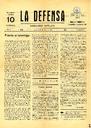 [Issue] Defensa, La. Semanario católico (Yecla). 28/6/1930.