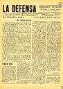 [Ejemplar] Defensa, La. Semanario católico (Yecla). 26/7/1930.