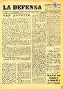 [Ejemplar] Defensa, La. Semanario católico (Yecla). 30/8/1930.