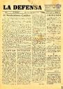 [Issue] Defensa, La. Semanario católico (Yecla). 20/9/1930.