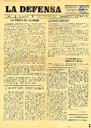 [Ejemplar] Defensa, La. Semanario católico (Yecla). 11/10/1930.