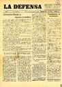 [Ejemplar] Defensa, La. Semanario católico (Yecla). 1/11/1930.