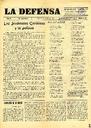 [Ejemplar] Defensa, La. Semanario católico (Yecla). 31/1/1931.