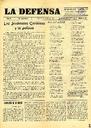 [Issue] Defensa, La. Semanario católico (Yecla). 31/1/1931.