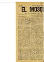 [Ejemplar] Mosquito, El : Semanario joco-serio (Yecla). 30/8/1908.