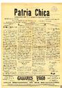 [Issue] Patria Chica (Yecla). 16/2/1929.