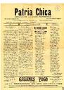 [Ejemplar] Patria Chica (Yecla). 23/2/1929.
