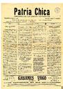 [Ejemplar] Patria Chica (Yecla). 2/3/1929.