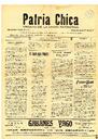 [Ejemplar] Patria Chica (Yecla). 16/3/1929.