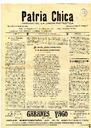 [Ejemplar] Patria Chica (Yecla). 6/4/1929.