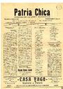 [Ejemplar] Patria Chica (Yecla). 4/5/1929.