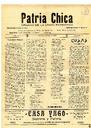 [Issue] Patria Chica (Yecla). 1/6/1929.