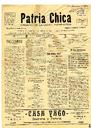 [Ejemplar] Patria Chica (Yecla). 24/8/1929.