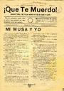 [Ejemplar] ¡Que te Muerdo! (Yecla). 27/8/1927, n.º 3.