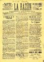 [Issue] Razón, La (Yecla). 22/8/1925.