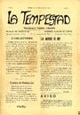[Ejemplar] Tempestad, La (Yecla). 27/8/1927.