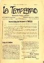 [Ejemplar] Tempestad, La (Yecla). 3/9/1927.