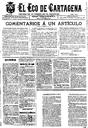 [Issue] Eco de Cartagena, El (Cartagena). 18/4/1907.